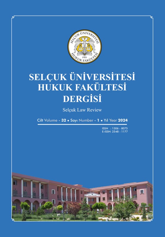 Selçuk Üniversitesi Hukuk Fakültesi Dergisi